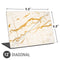 Cracked Marble Universal Laptop 12in (9.8 x 6.8in) Skin